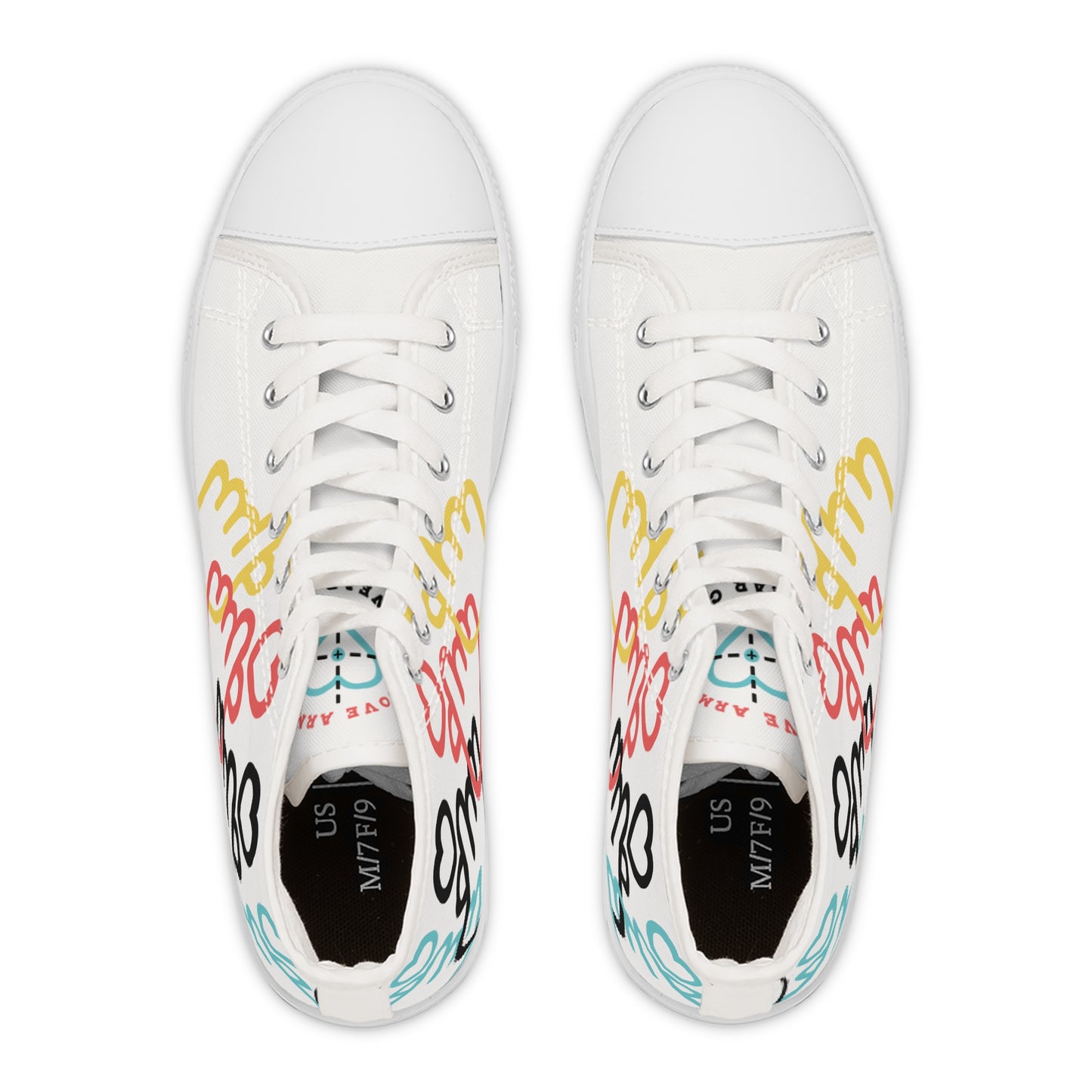 Fingerheart Canvas Sneakers - White