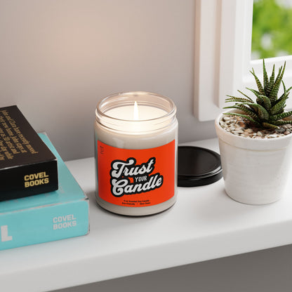 Trust Your Candle Funny 9oz Scented Soy Candle. Gift for Boyfriends Girlfriends Husbands Wife Gag Gift